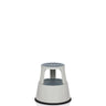 Sgabello TIO-M II grigio chiaro con superfici antiscivolo e anello di base nero di hjh OFFICE