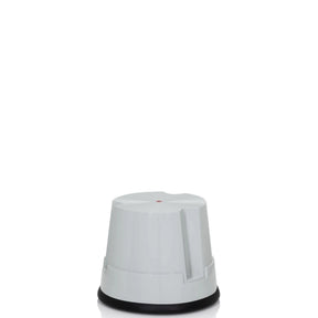 Sgabello grigio TIO-S con anello di base nero antiscivolo di hjh OFFICE