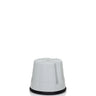 Sgabello grigio TIO-S con anello di base nero antiscivolo di hjh OFFICE