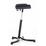 Ausilio per la posizione eretta TOP WORK 30 nero con supporto imbottito e base regolabile in altezza di hjh OFFICE