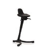 Ausilio per la posizione eretta TOP WORK 34 nero con seduta ergonomica e base a stella di hjh OFFICE