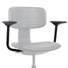 Braccioli TOP WORK B - A neri su una sedia grigio chiaro di hjh OFFICE