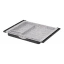 Organizer per cassetti in feltro grigio mélange UCF1 con bordo nero di hjh OFFICE PRO