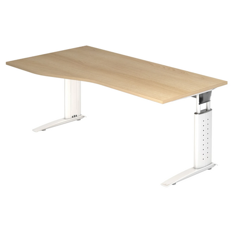 UNDA 18 W | 180x100 | Schreibtisch höhenverstellbar - buerostuhl24