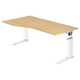UNDA 18 W | 180x100 | Schreibtisch höhenverstellbar - buerostuhl24