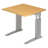 UNDA 8 S | 80x80 | Schreibtisch höhenverstellbar - buerostuhl24