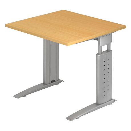 UNDA 8 S | 80x80 | Schreibtisch höhenverstellbar - buerostuhl24