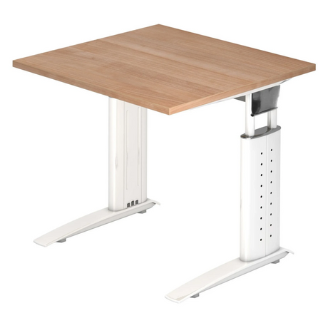 UNDA 8 W | 80x80 | Schreibtisch höhenverstellbar - buerostuhl24