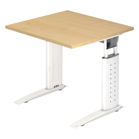 UNDA 8 W | 80x80 | Schreibtisch höhenverstellbar - buerostuhl24