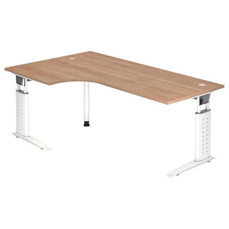 UNDA 82 W | 200x120 | Schreibtisch höhenverstellbar - buerostuhl24