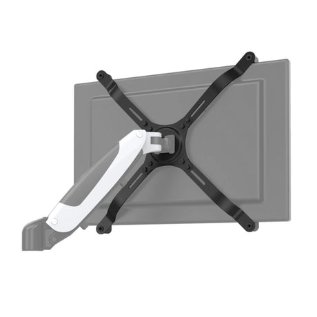 Supporto per monitor VM-A4 con set di adattatori neri per il fissaggio a un monitor di hjh OFFICE
