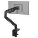 Supporto per monitor nero VM-MG1S con braccio articolato e fissaggio al tavolo di hjh OFFICE