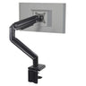 Supporto per monitor nero VM-MG1S con braccio articolato e fissaggio al tavolo di hjh OFFICE