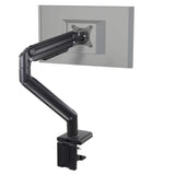 Supporto per monitor nero VM-MG1S con braccio articolato e fissaggio al tavolo di hjh OFFICE