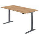 XBHM 2E GG | 200x100 | Schreibtisch elektrisch höhenverstellbar - buerostuhl24