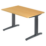 XTRA XB 12 GG | 120x80 | Schreibtisch höhenverstellbar - buerostuhl24