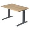 XTRA XB 12 GG | 120x80 | Schreibtisch höhenverstellbar - buerostuhl24
