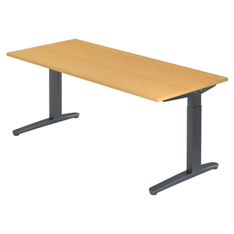 XTRA XB 19 GG | 180x80 | Schreibtisch höhenverstellbar - buerostuhl24