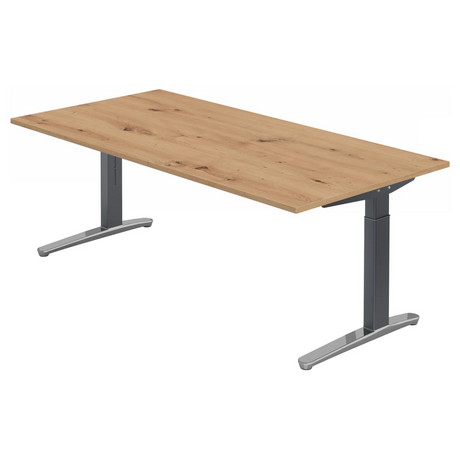 XTRA XB 2E GC | 200x100 | Schreibtisch höhenverstellbar - buerostuhl24