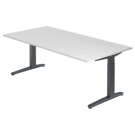XTRA XB 2E GG | 200x100 | Schreibtisch höhenverstellbar - buerostuhl24