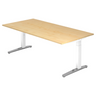 XTRA XB 2E WC | 200x100 | Schreibtisch höhenverstellbar - buerostuhl24