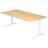 XTRA XB 2E WW | 200x100 | Schreibtisch höhenverstellbar - buerostuhl24