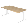XTRA XB 2E WW | 200x100 | Schreibtisch höhenverstellbar - buerostuhl24
