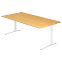 XTRA XB 2E WW | 200x100 | Schreibtisch höhenverstellbar - buerostuhl24