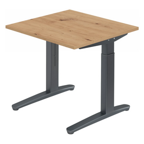 XTRA XB 8 GG | 80x80 | Schreibtisch höhenverstellbar - buerostuhl24