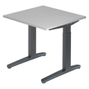 XTRA XB 8 GG | 80x80 | Schreibtisch höhenverstellbar - buerostuhl24