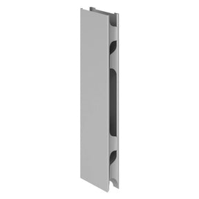 Pannello laterale a incasso ZENO ZSSB S in colore argento con struttura a profilo verticale di hjh OFFICE PRO